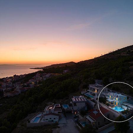 Villa Allegra With 32Msq Heated Pool, 300M Far From Sandy Beaches, Open Sea View Omiš Exterior foto