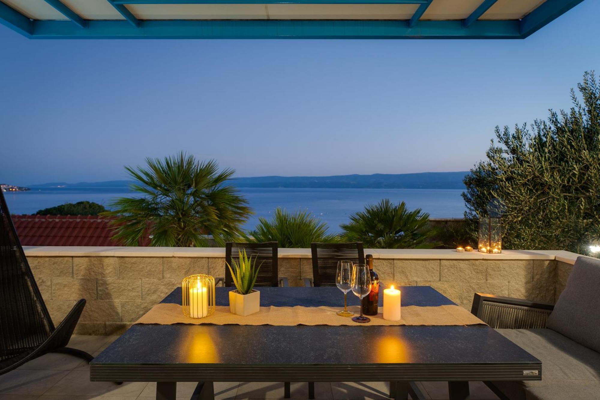 Villa Allegra With 32Msq Heated Pool, 300M Far From Sandy Beaches, Open Sea View Omiš Exterior foto